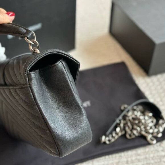 SAINT LAURENT YSL College hand-held crossbody shoulder bag - Picture 4 of 9